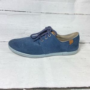 Fly London Shoes Men's 43 US 10 Blue Sneakers Suede‎ Lace Up.